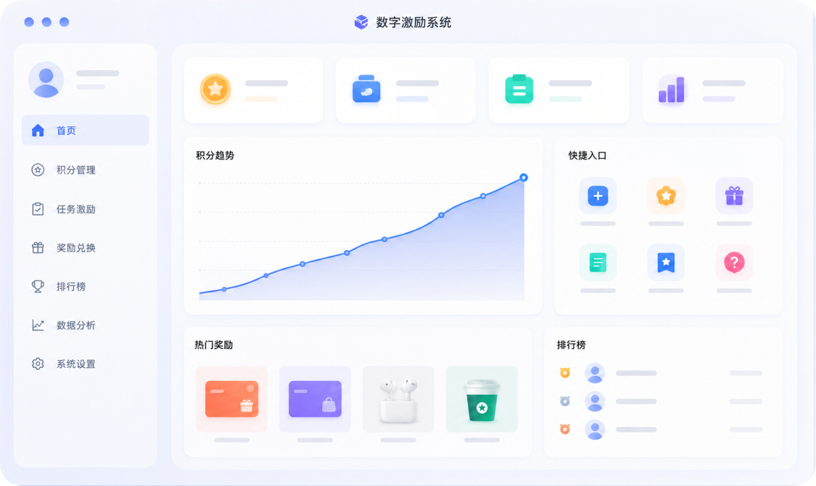 员工激励系统页面预览